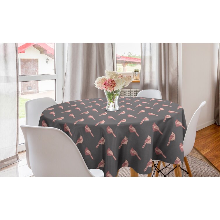 East Urban Home Round Animal Print Tablecloth Wayfair